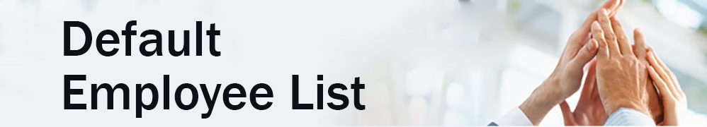 Employee list on BT